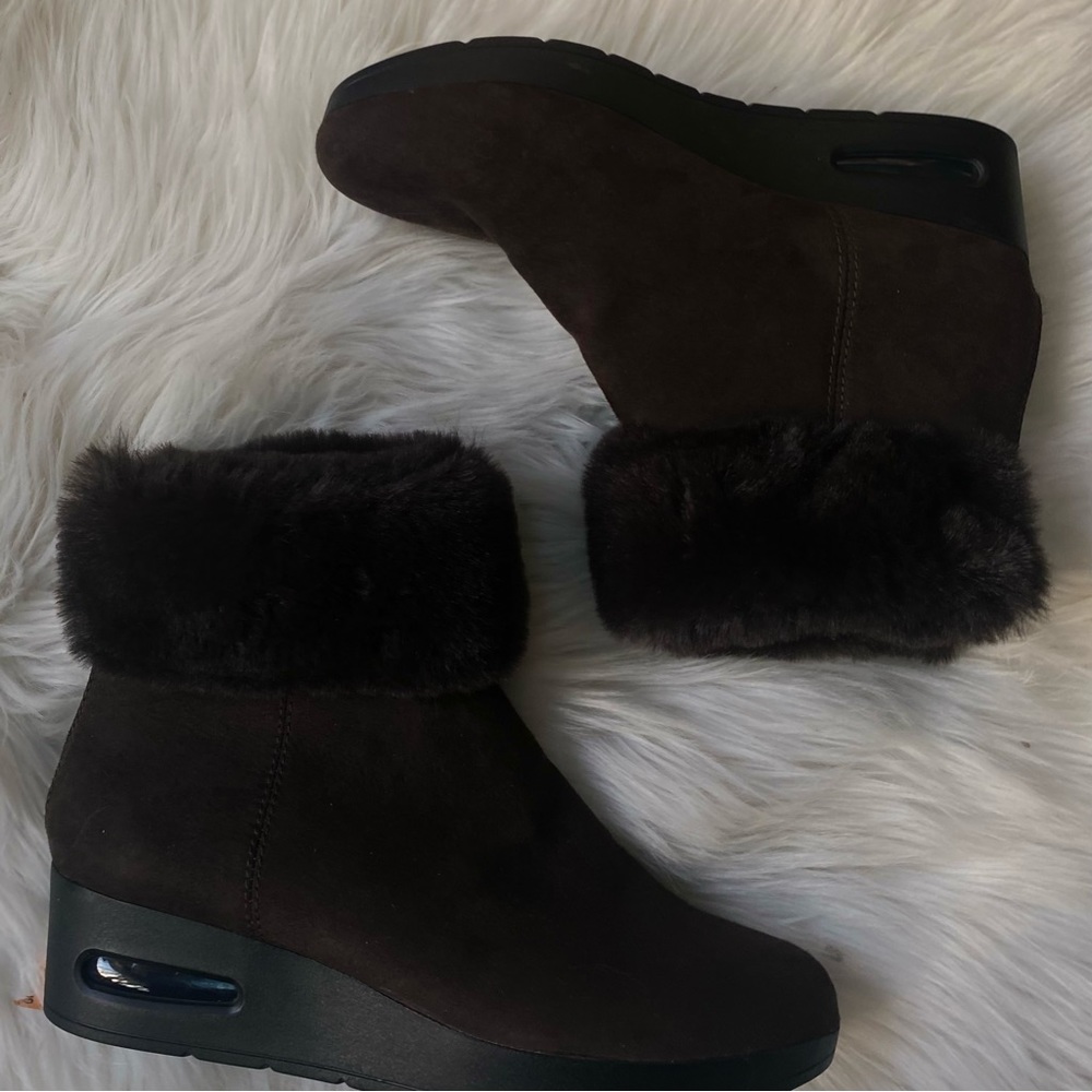 DKNY Abri Wedge Boots. Size 7